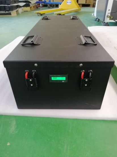 Batería de litio LiFePO4 48V 200ah con BMS 10.24kwhr para almacenamiento solar marino