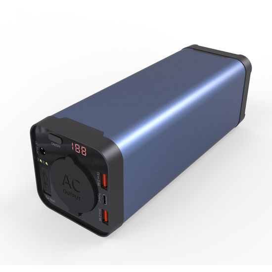 Banco de batería de 40800 mAh con salida Enchufe de alimentación de CA portátil Banco de energía portátil Banco de energía universal Cargador de viaje