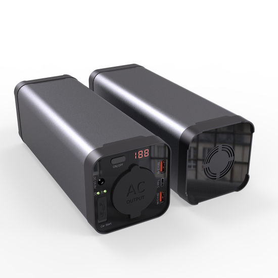 Cargador portátil del viaje de la batería del ordenador portátil del enchufe de la corriente alterna del banco 40800mAh de la CA