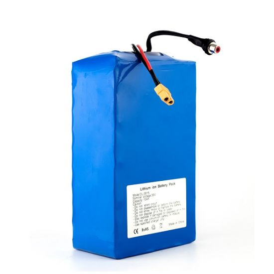 Paquete de baterías de litio de alta capacidad de 36 V para equipos eléctricos