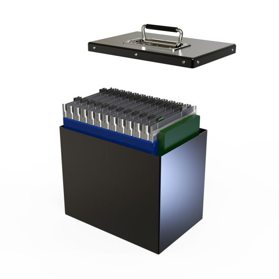 Batería de 12V 200ah LiFePO4 con caja de metal para RV / Sistema Solar / Yate / Carritos de golf / Barco