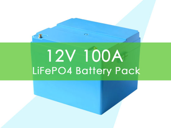 5 años de garantía Batería de iones de litio de ciclo profundo 12V 100ah LiFePO4 con BMS