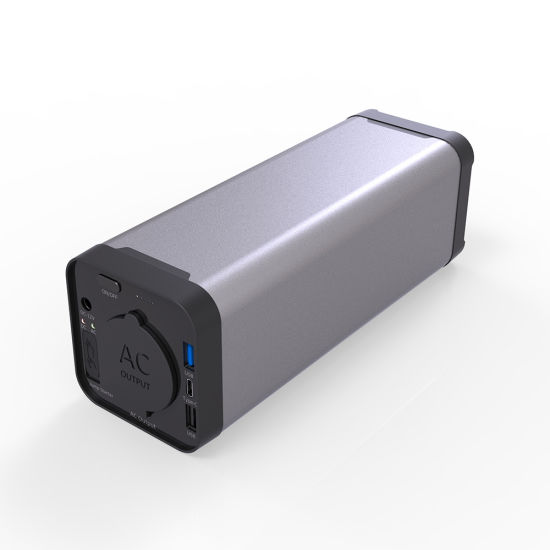 UK Plug 220V 150W Banco de energía portátil 40000mAh Laptop Tipo C Pd Powerbank de carga rápida para uso en exteriores