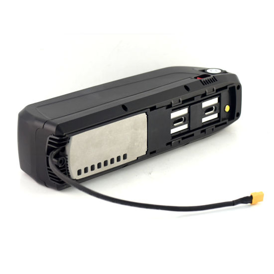 Puerto de carga USB de 5V Batería recargable 48V Downtube Ebike Batería 13s5p 48V 17.5ah Batería Hailong