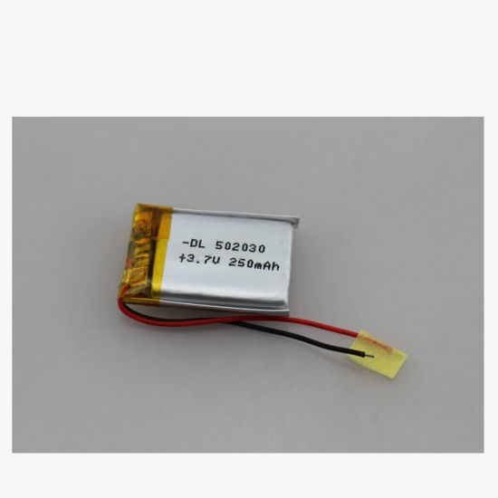 Batería recargable del polímero de litio de 3.7V 250mAh para los auriculares