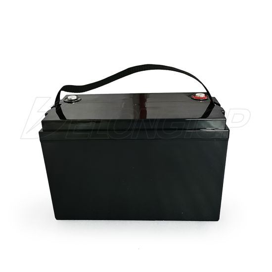 Pantalla LCD LiFePO4 Batería de ciclo profundo de litio 12V 100ah Batería de litio