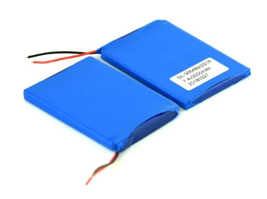 Batería recargable de Lipo de la batería del polímero de litio de 7.4V 3000mAh con el PCM