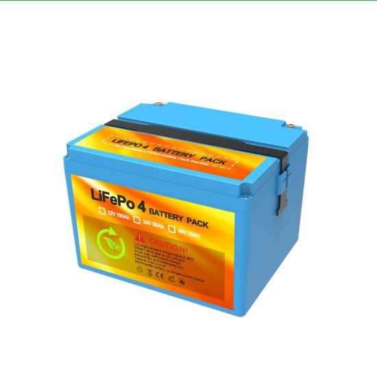 Batería solar de iones de litio LiFePO4 12V 100ah con puerto USB RS 485 4s BMS + pantalla LED