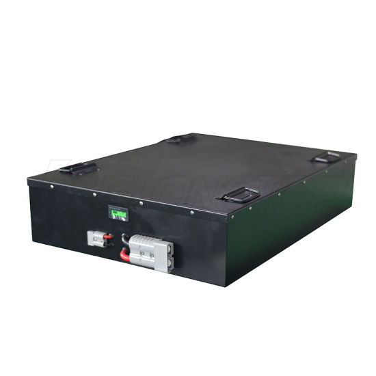Banco de batería de iones de litio de alta capacidad LiFePO4 14.4kwh 48V 300ah para carretilla elevadora de almacenamiento solar