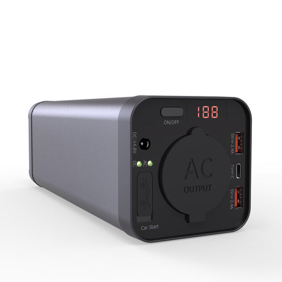 Cargador portátil del viaje de la batería del ordenador portátil del enchufe de la corriente alterna del banco 40800mAh de la CA