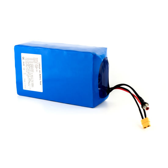 Paquete de batería de litio de 36V 15ah Paquete de batería recargable de iones de litio 18650