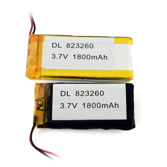 Batería de polímero de litio de 3.7V 1800mAh para productos digitales