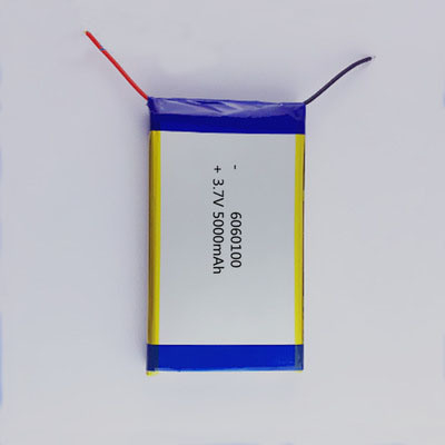 Célula de batería del polímero de litio de la batería de 3.7V 5000mAh Lipo 6060100 para el banco del poder