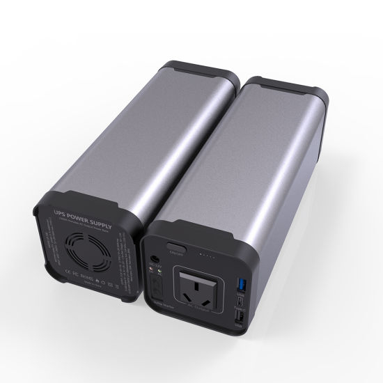 Powerbank 40000mAh de alta capacidad portátil 3.7V portátil doble USB banco de energía con salida CC CA tipo C