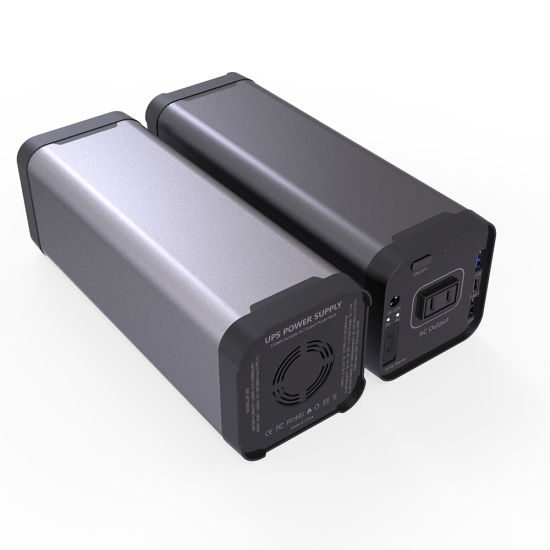 AC 200W Peak Car Jump Starter Mini UPS portátil Batería de respaldo 40ah Power Bank