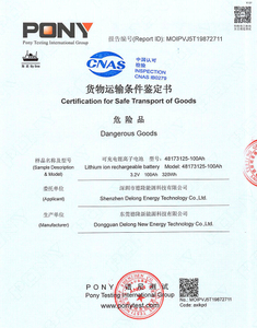 Por Air_Certification para el transporte seguro de mercancías