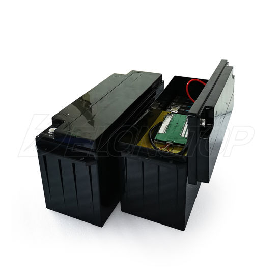 Batería de ciclo profundo LiFePO4 12V 300ah Li Ion Tithium Battery con carcasa de plástico incorporada en BMS