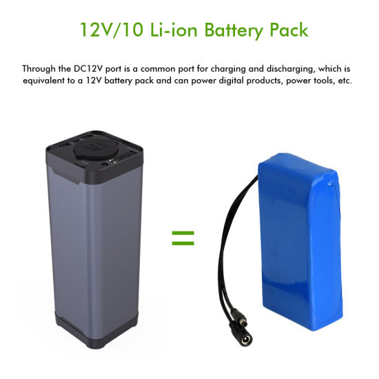 Mini UPS inversor de 12V para exteriores y para el hogar para cargador de batería de computadora