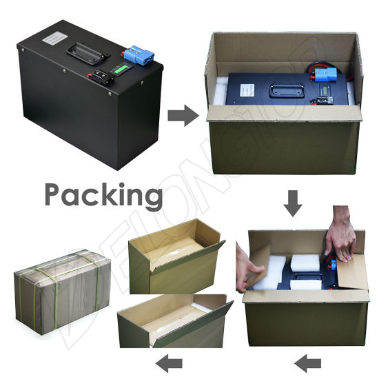 Paquetes de baterías de iones de litio recargables aprobados por Ce MSDS Un38.3 de 24V 200ah LiFePO4 para sistema solar