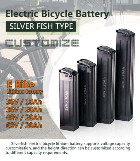Batería recargable modificada para requisitos particulares del litio de Ebike de la plata 36V 48V 10ah del Li-ion
