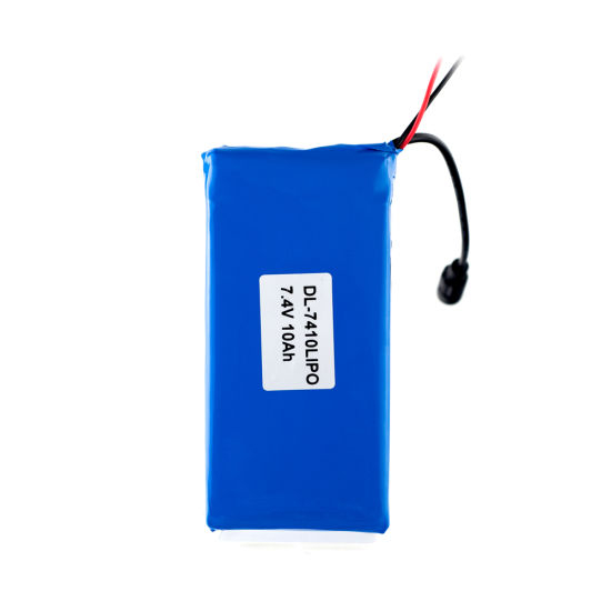 Batería recargable de polímero de litio de 7.4V 10000mAh