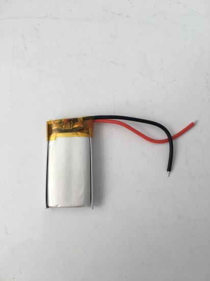 Pequeña celda de batería de polímero de litio de 3.7V 65mAh con BMS