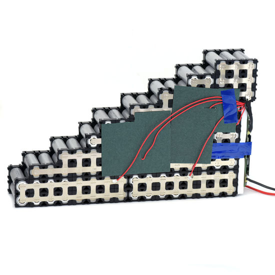 Batería triangular recargable de 48V 20ah con bolsa triangular