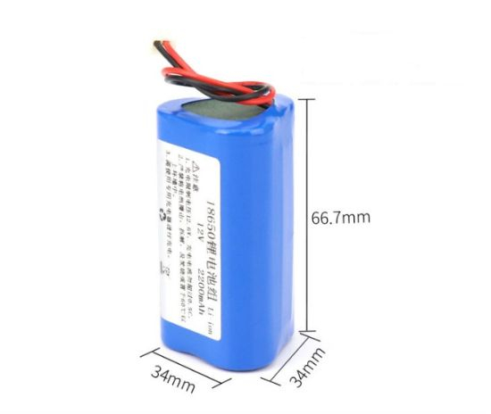 Paquete de batería de 12V 18650 Paquete de batería de iones de litio recargable 2200mAh