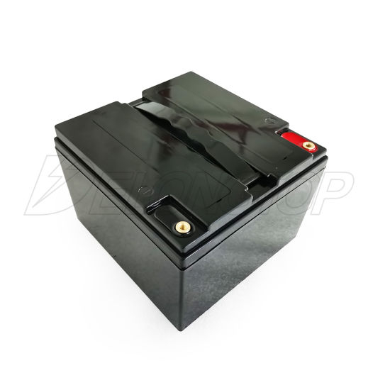 Paquete de batería recargable LiFePO4 de fosfato de hierro y litio de 12 V 25 Ah personalizado con caja de batería de plomo ácido