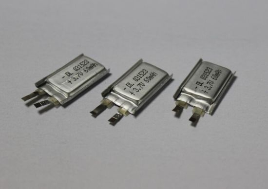 Celda de batería de polímero de litio de 3,7 V de 3 mm de espesor para Bluetooth