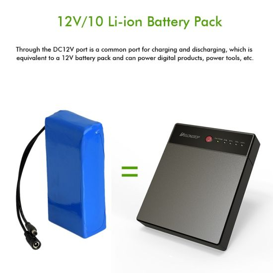 Banco portátil de la energía del USB de la fuente de alimentación de UPS 12V para el ordenador portátil