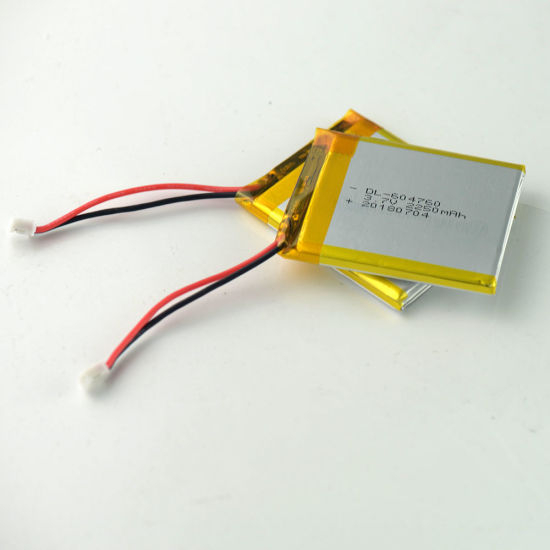 Batería recargable 604760 3.7V 2250mAh Lipo para productos digitales