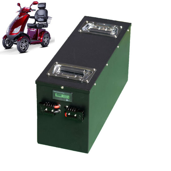 Batería de larga duración 48V 50ah LiFePO4 para triciclo de scooter eléctrico