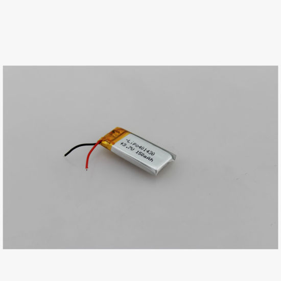 Batería de polímero de litio ultrafina de 3.7V 150mAh para altavoz Bluetooth