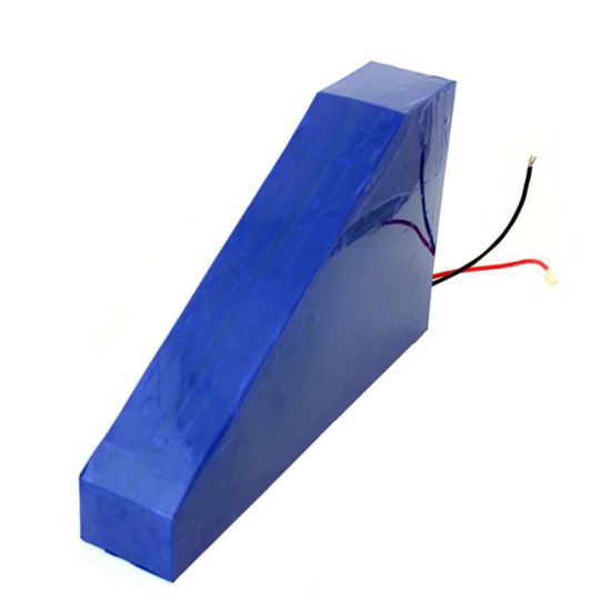 Diseño modificado para requisitos particulares 48V 20ah batería de iones de litio 48V batería triangular para bicicleta eléctrica 1000W