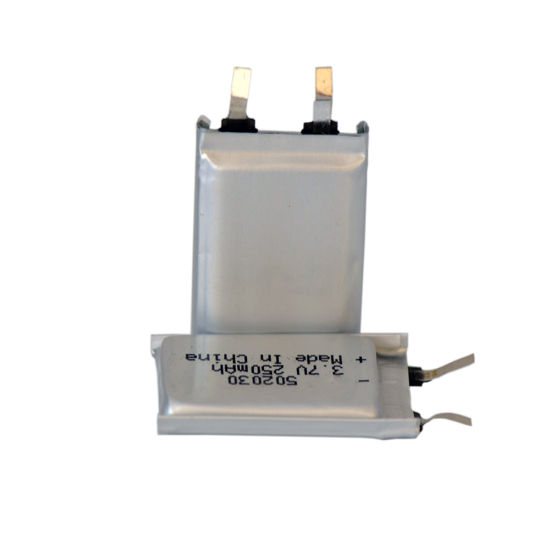 Batería de polímero de litio de 3.7V 250mAh 502030 para dispositivo digital