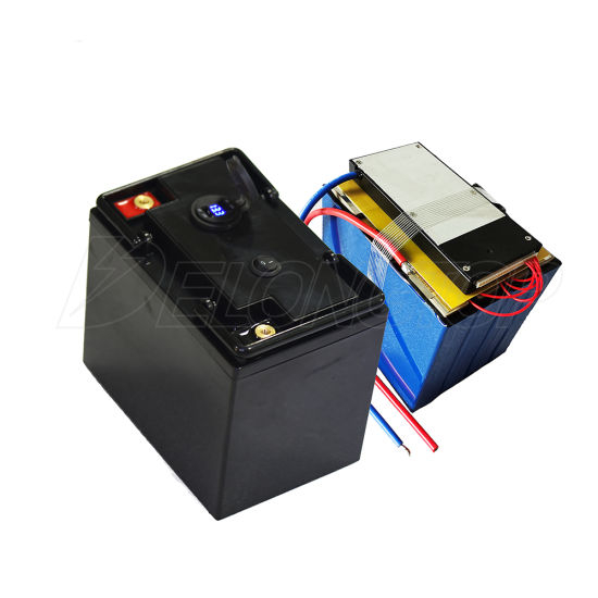 Batería de almacenamiento 12V 50ah 100ah Batería recargable de hierro de litio LiFePO4 para sistema de alumbrado público solar