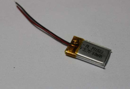 Celda de batería de polímero de litio de 3,7 V de 3 mm de espesor para Bluetooth