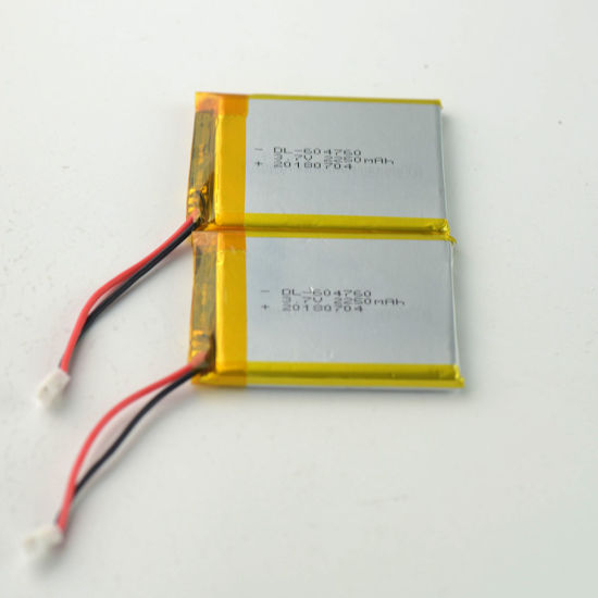 Batería de polímero de litio de 3.7V 2300mAh con conector PCM y Jst