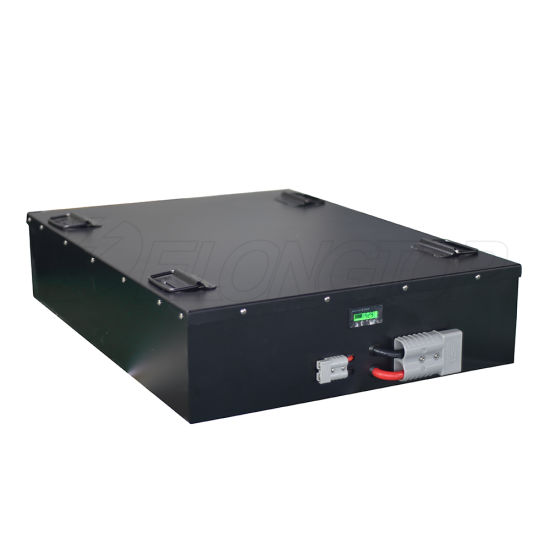 Banco de batería de iones de litio de alta capacidad LiFePO4 14.4kwh 48V 300ah para carretilla elevadora de almacenamiento solar