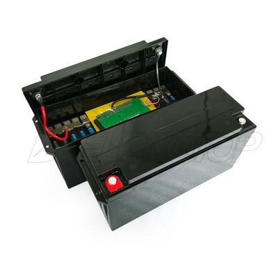 Batería LiFePO4 de 12 voltios y 150 Ah para RV, aplicaciones solares, marinas y fuera de la red, gris