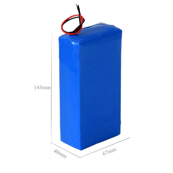 Batería recargable de polímero de litio de 12 V 10 Ah para luz LED