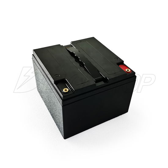 Paquete de batería recargable LiFePO4 de fosfato de hierro y litio de 12 V 25 Ah personalizado con caja de batería de plomo ácido