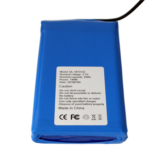 Batería de polímero de iones de litio de 3,7 V de alta calidad a la venta