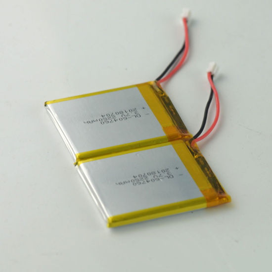 Batería recargable 604760 3.7V 2250mAh Lipo para productos digitales