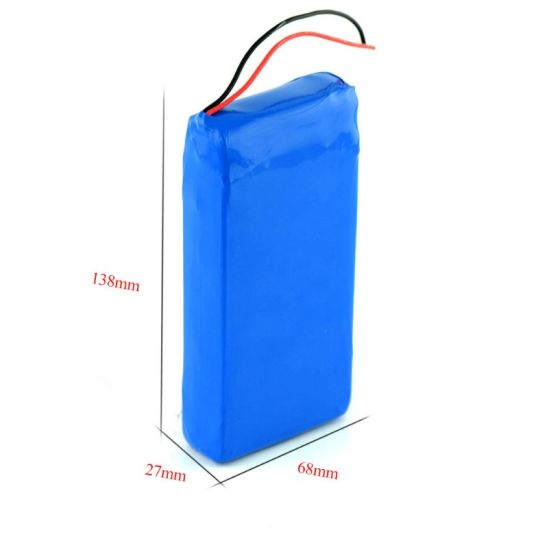 Paquete de baterías recargables de polímero de litio, baterías de 7.4V 10ah