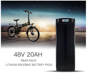 Batería de iones de litio de 48V 15ah Ebike para bicicleta eléctrica de 1000W